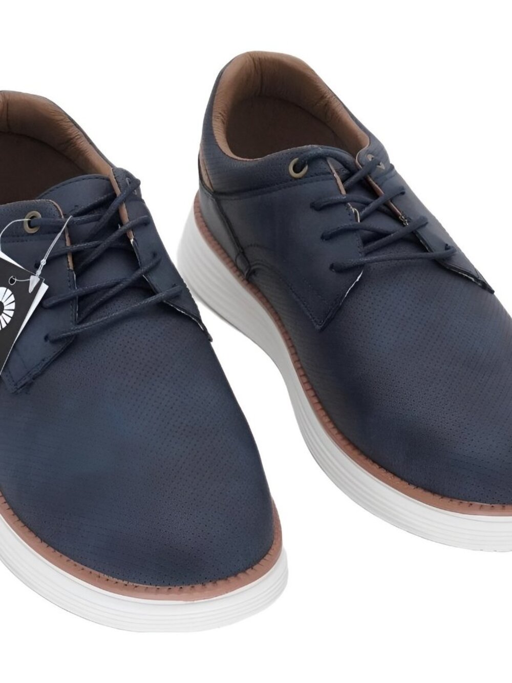 Akademiks Men's Dayton Lace-Up Oxford Sneakers Navy 10M